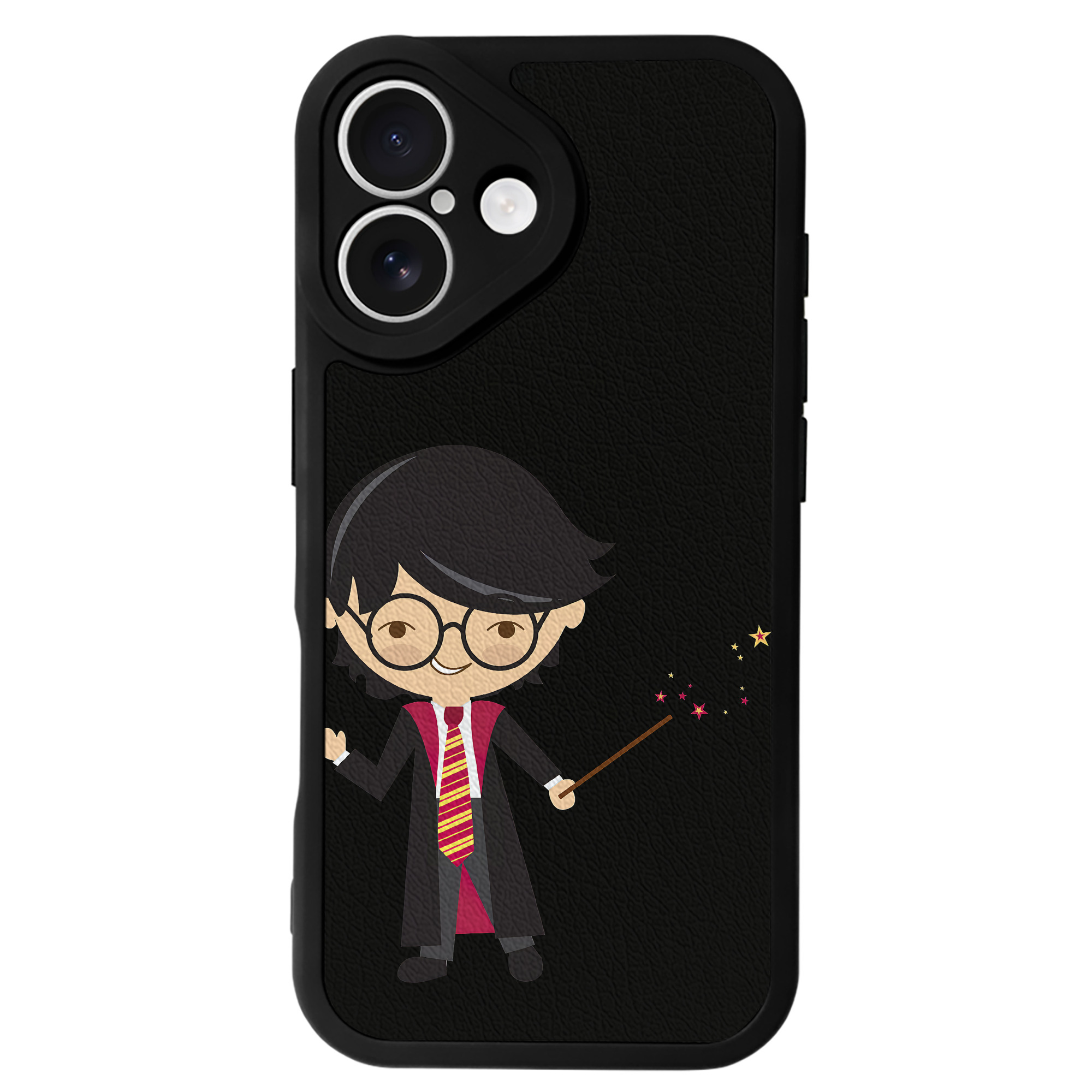 （画像用） Harry Potter ハリー・ポッターシリーズ 【iPhone 16シリーズ対応】シリコンスマホケース（レザー調） 材質：シリコン